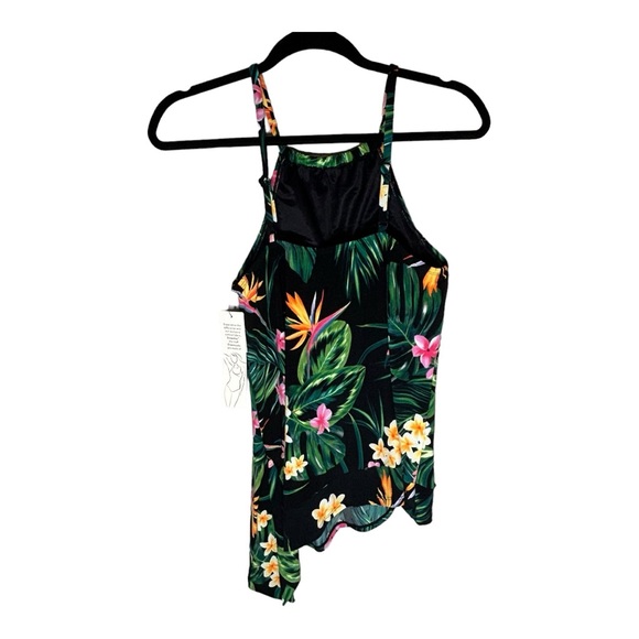 Women's Slimming Control High Neck Tankini Top - Dreamsuit by Miracle Brands - Picture 3 of 4